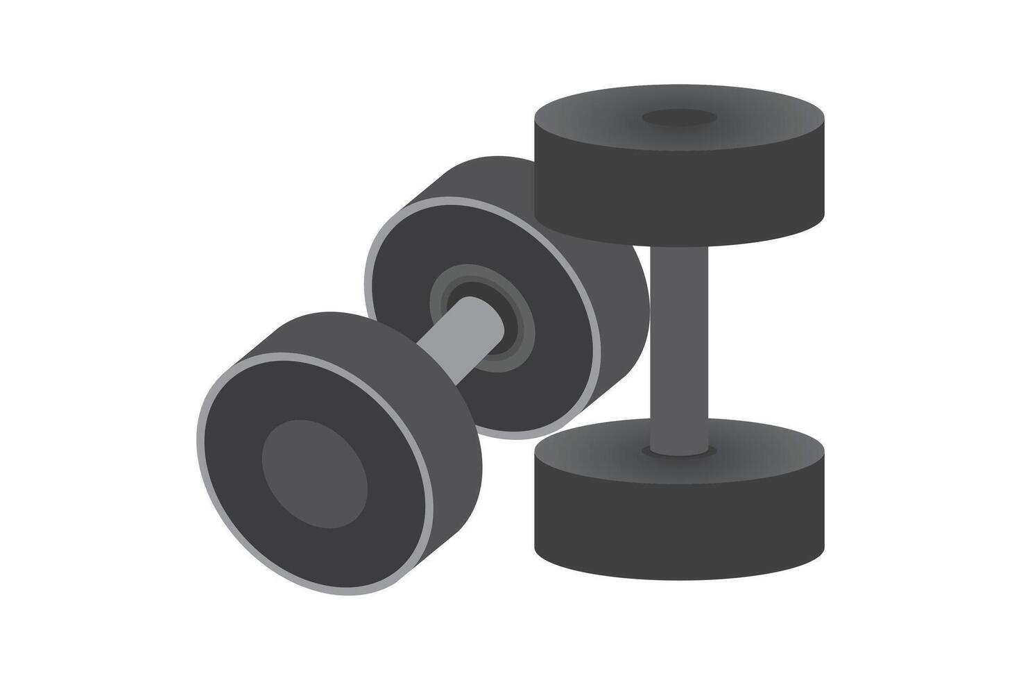 design big pack of dumbbell illustration and icon vector