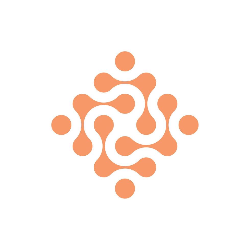 circle combination on a white backgroun vector
