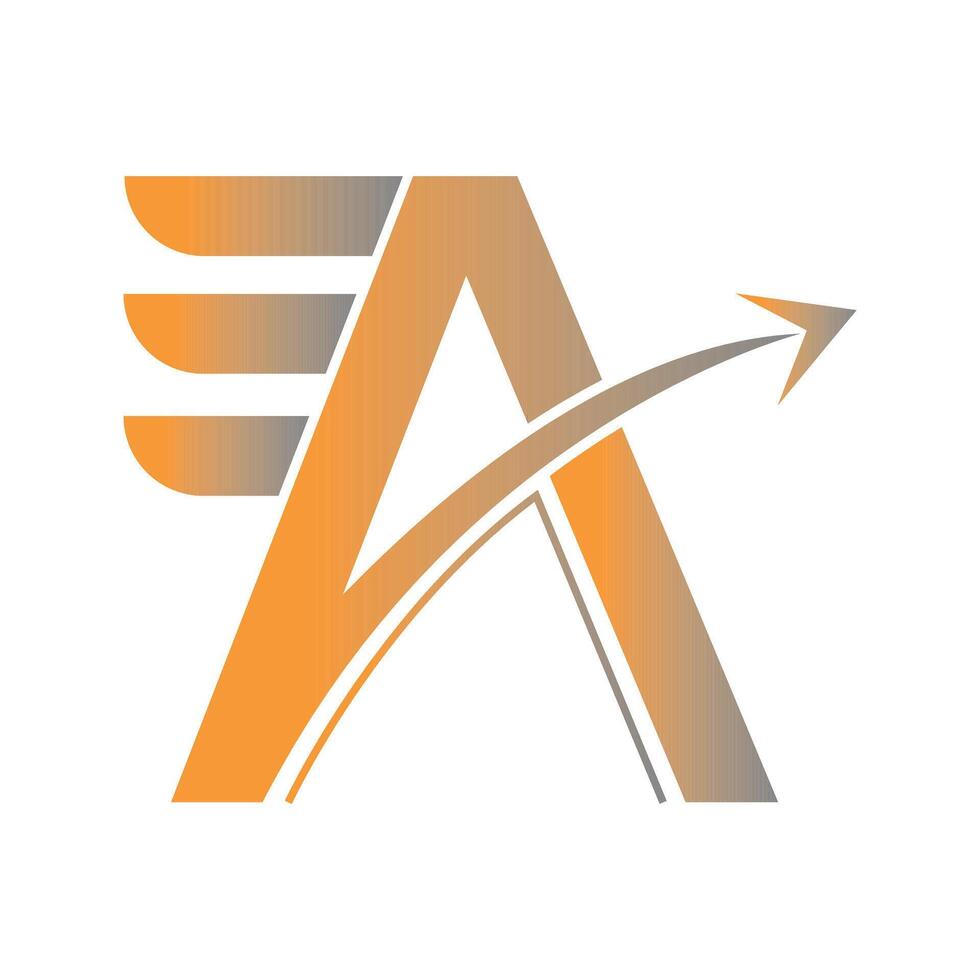 Premium modern A letter logo design vector