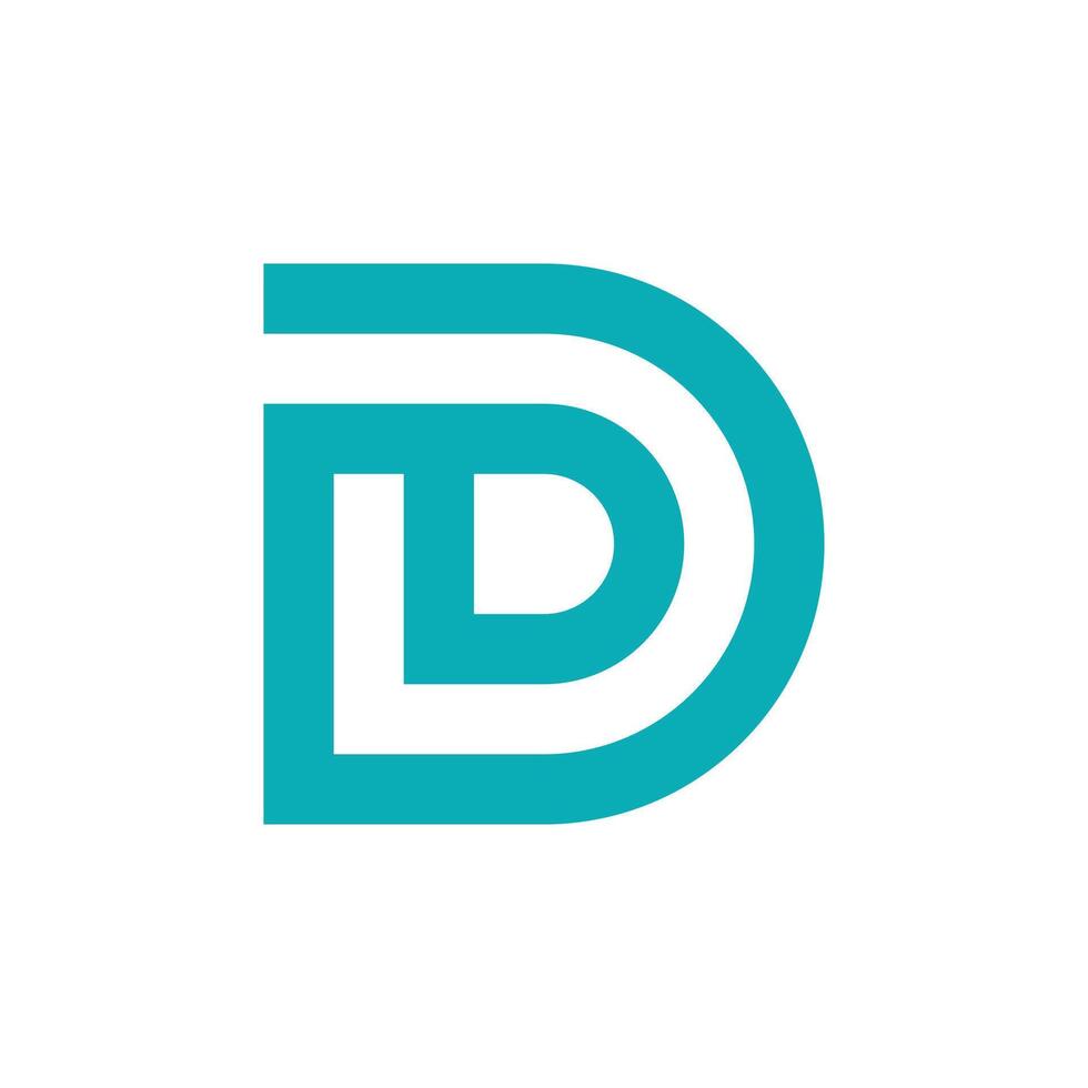 DD logo template design vector