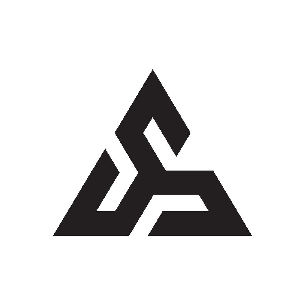 SS monogram logo design, perfect for business branding vector