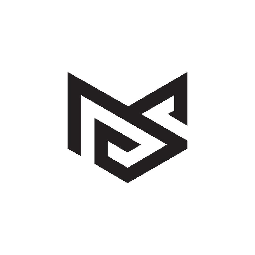 MG or GM monogram logo with a modern and unique design vector