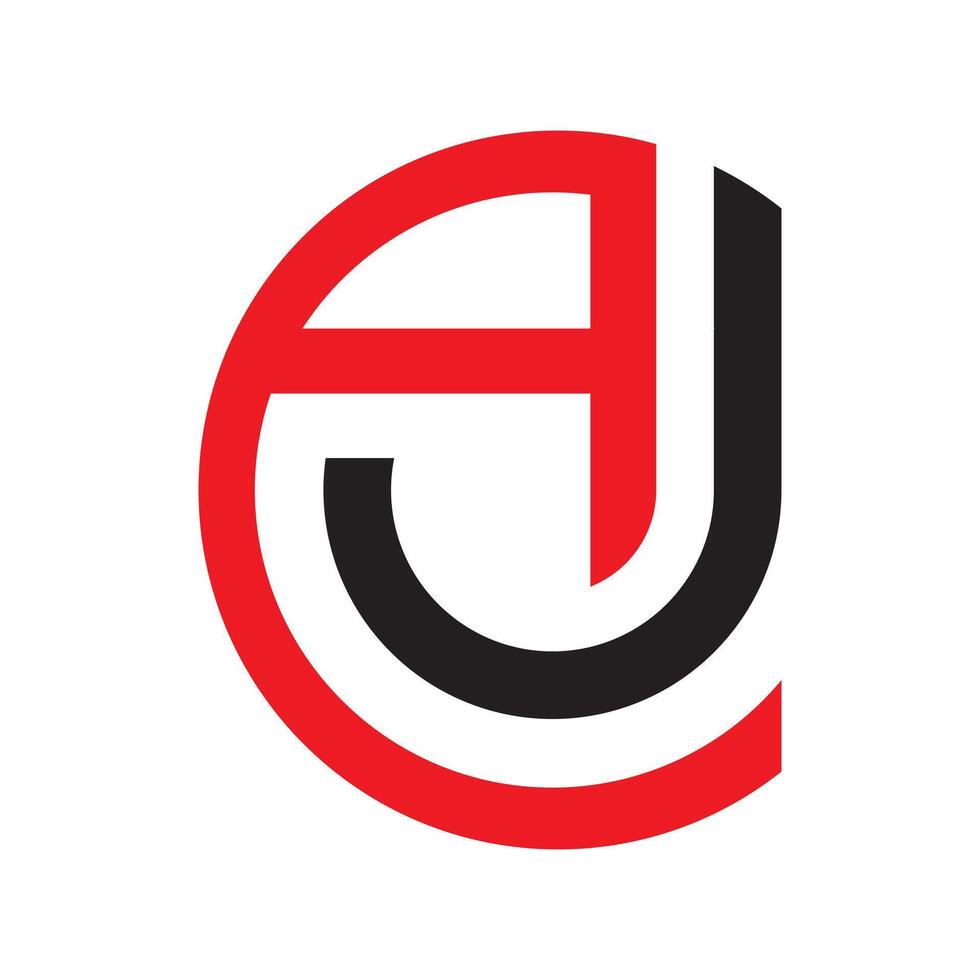 Aj logo design. jA logo vectors. Creative Aj logo template. Fashion, Letters jA logo design. Circle Modern icon simple, graphics design, isolated, digital. Simple royalty icon vector