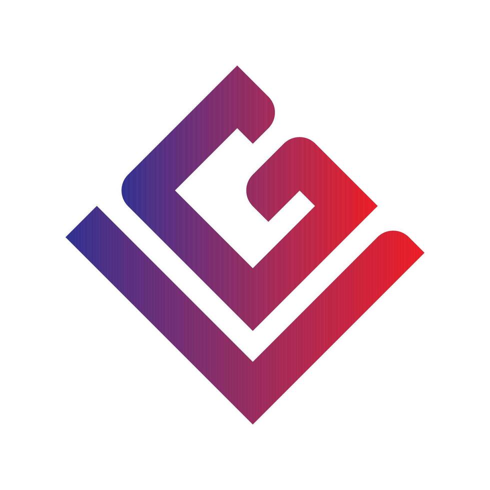 Letter G logo with an upward arrow, simple and modern vector