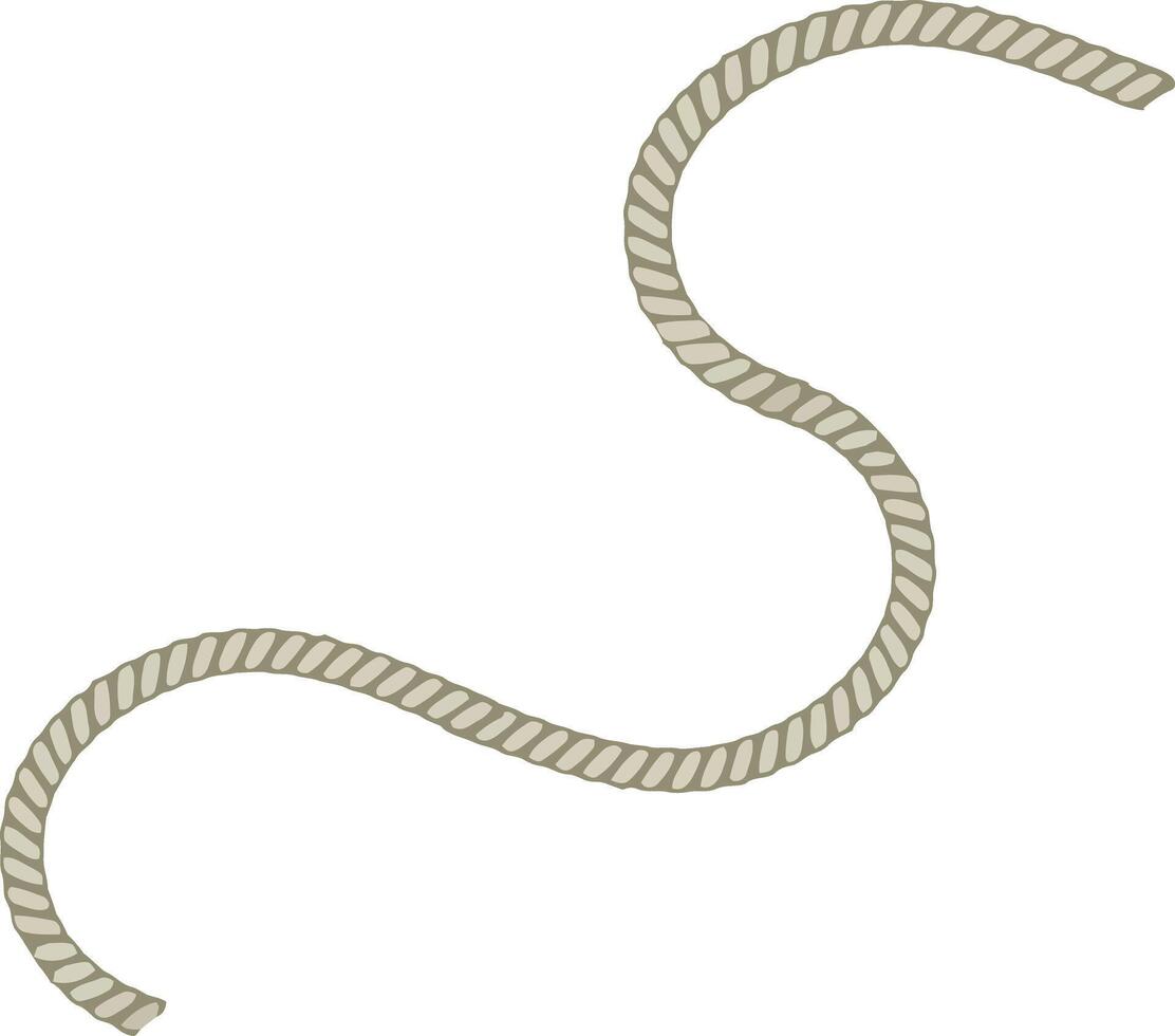 A rope with a loop on it vector