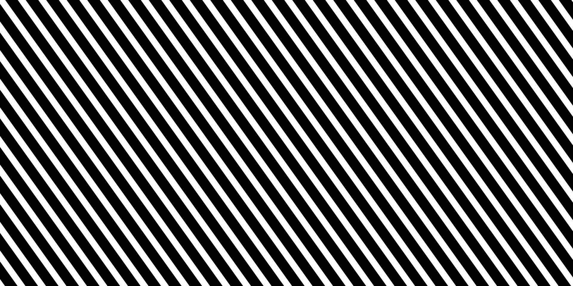 Black white strips pattern diagonal background design. vector