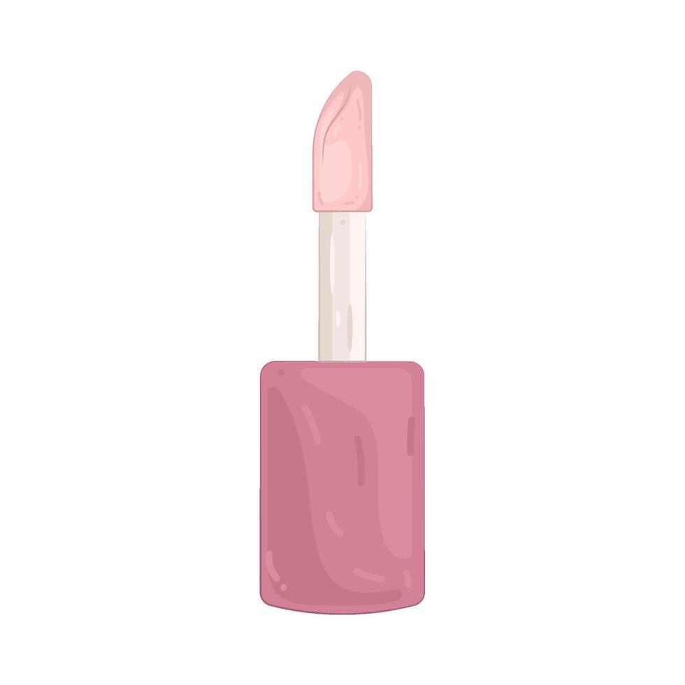 Pink Lip Gloss vector