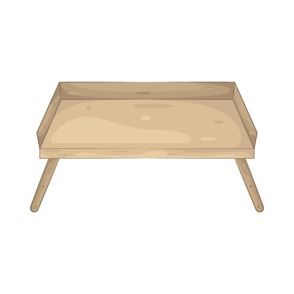 Illustration of Breakfast tray vector