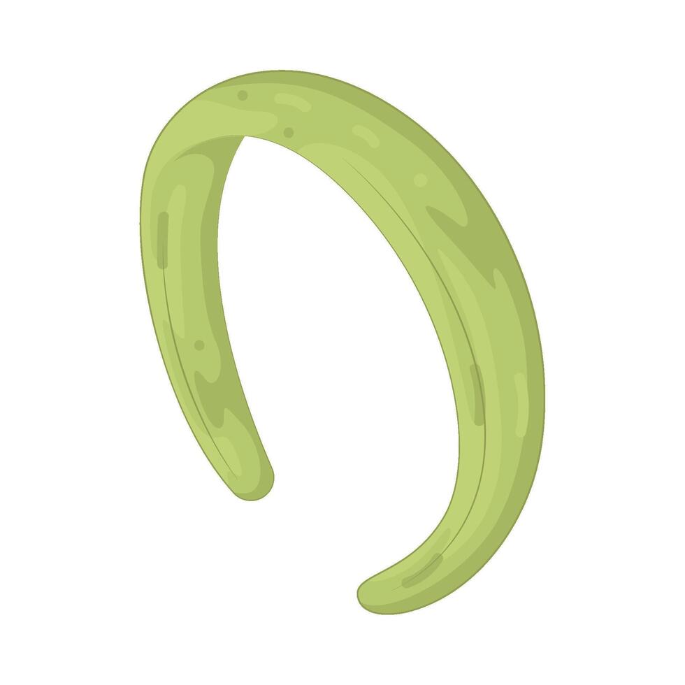 Illustration of Green Headband vector