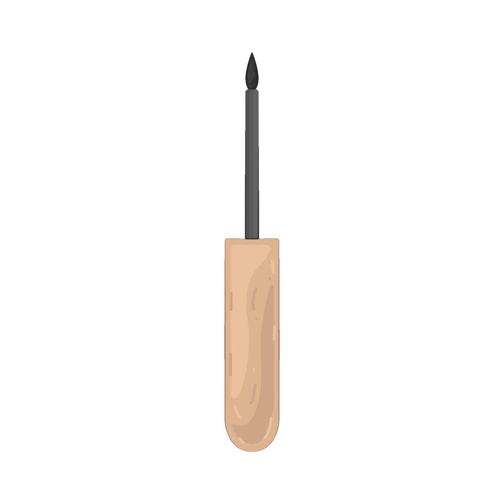 illustration of black eyeliner vector
