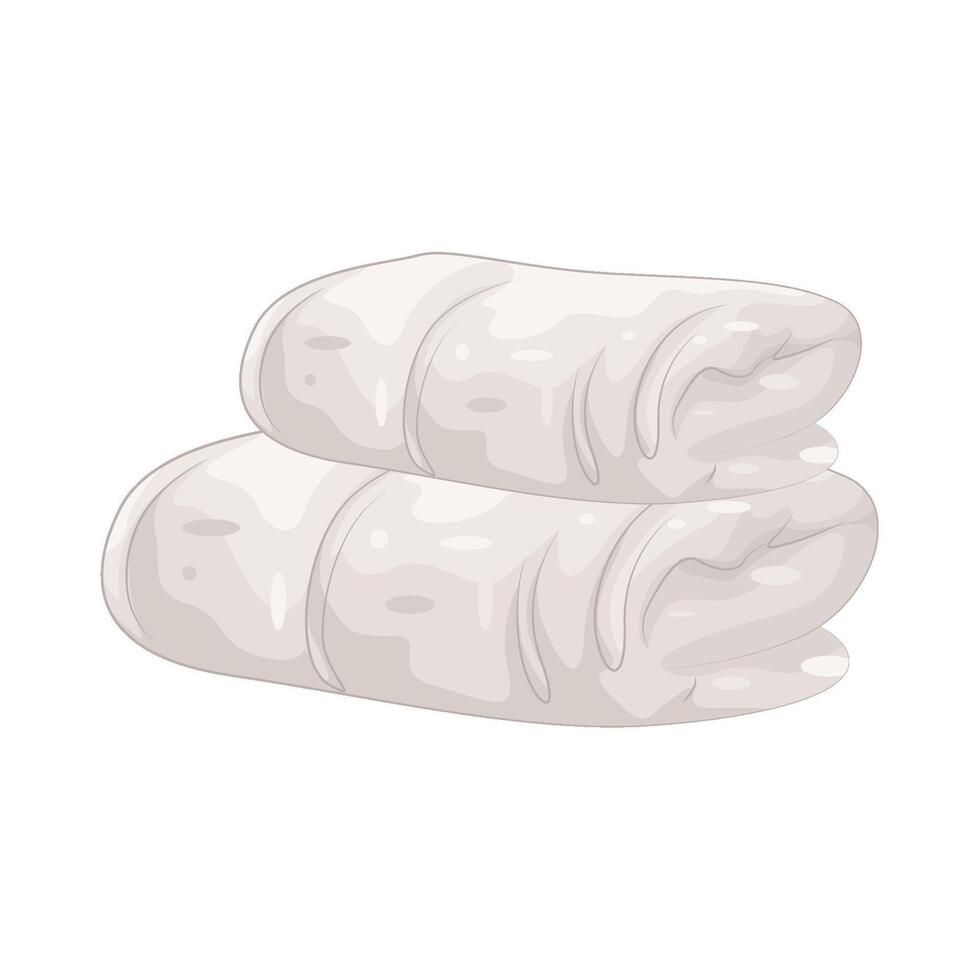 folded towel Illustration vector
