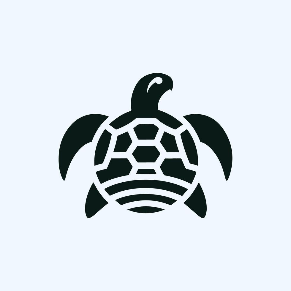 Turtle Symbol Logo vector