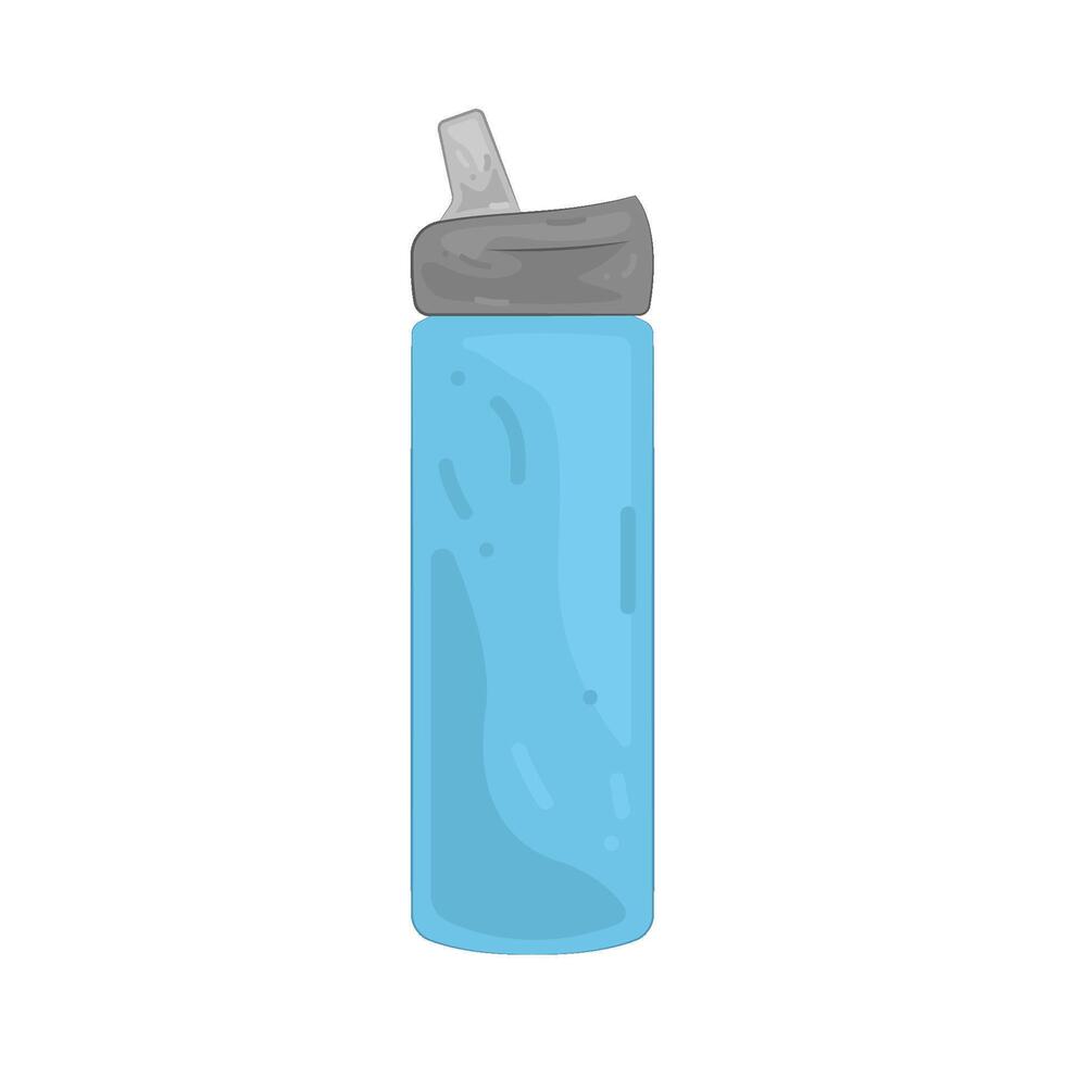 Blue Water Bottles vector