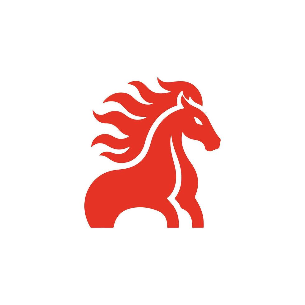 Fire Horse Logo vector