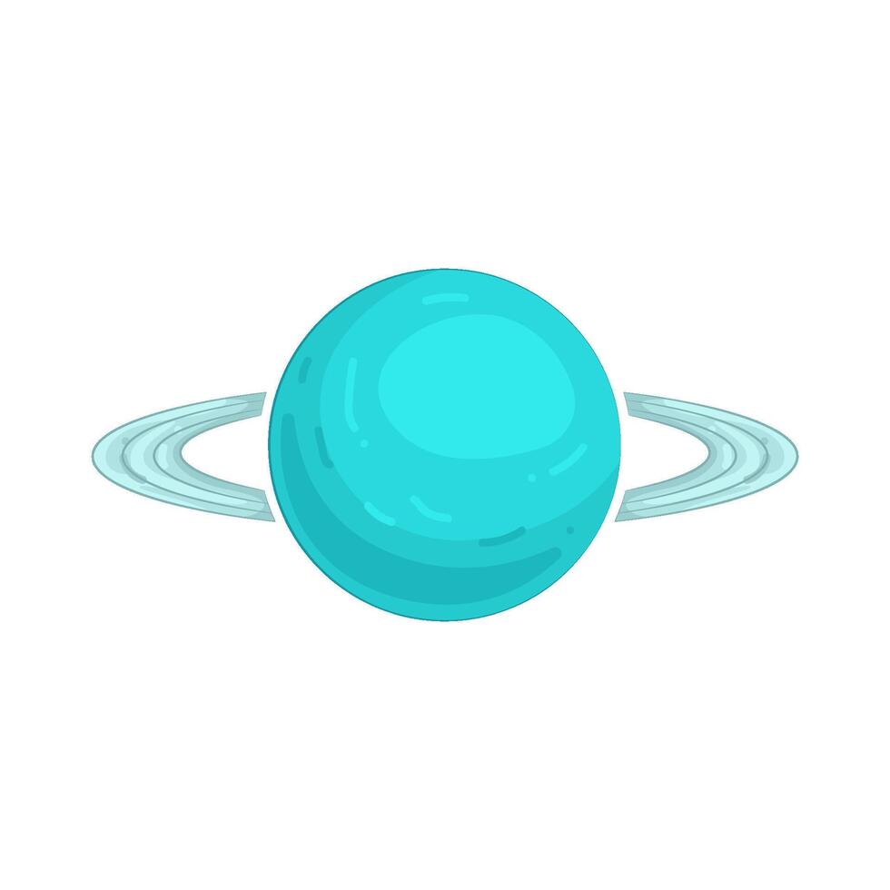 Illustration of a Uranus vector