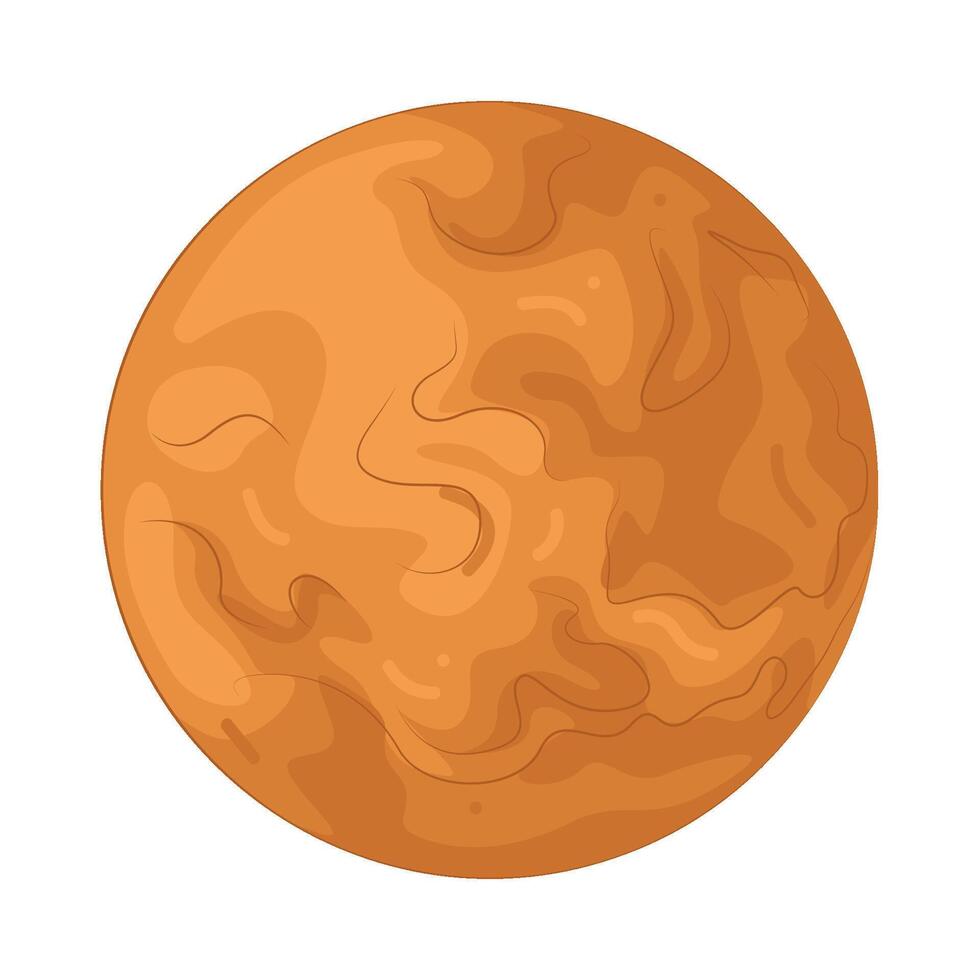 Illustration of a mars vector