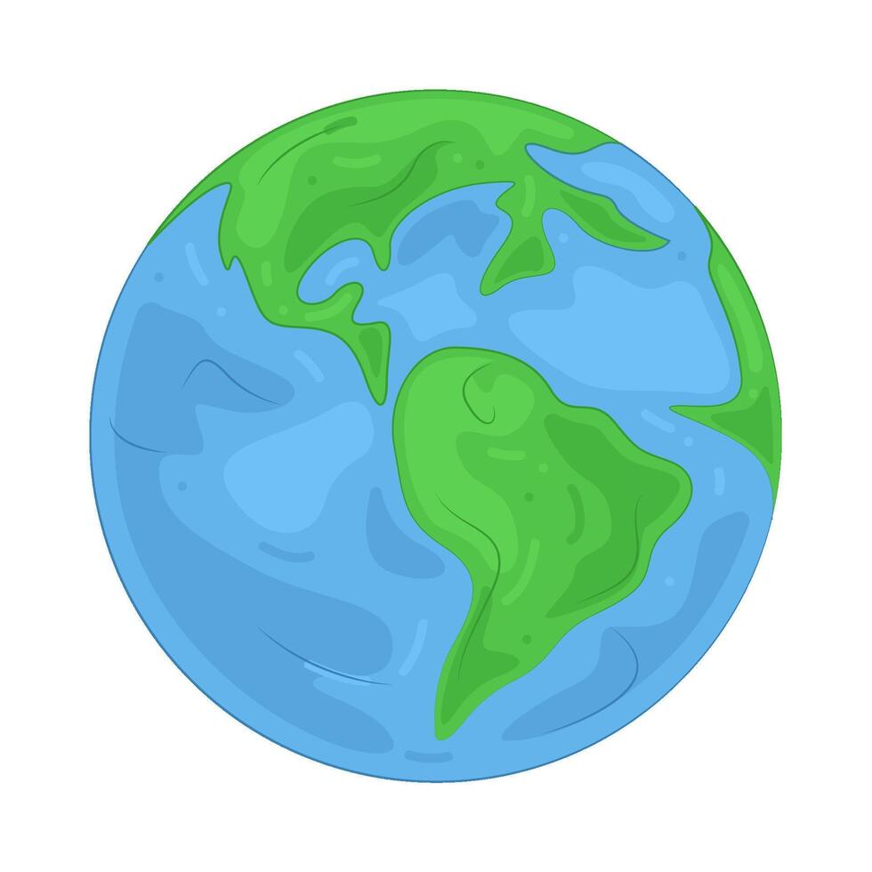 Illustration of Green earth vector