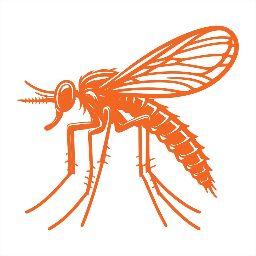 High-Resolution Tsetse Fly Illustration Pest Control and Entomology Study of African Parasite Carrier Insect vector