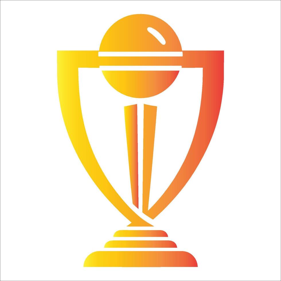 The world cup trophy vector