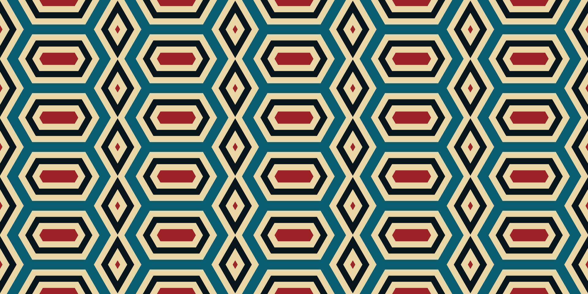 abstract hexagon pattern baclground vector