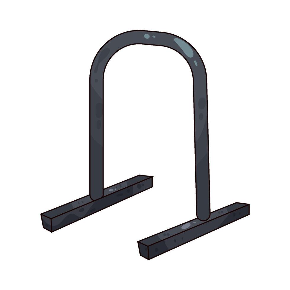 Parallette Bars illustration vector