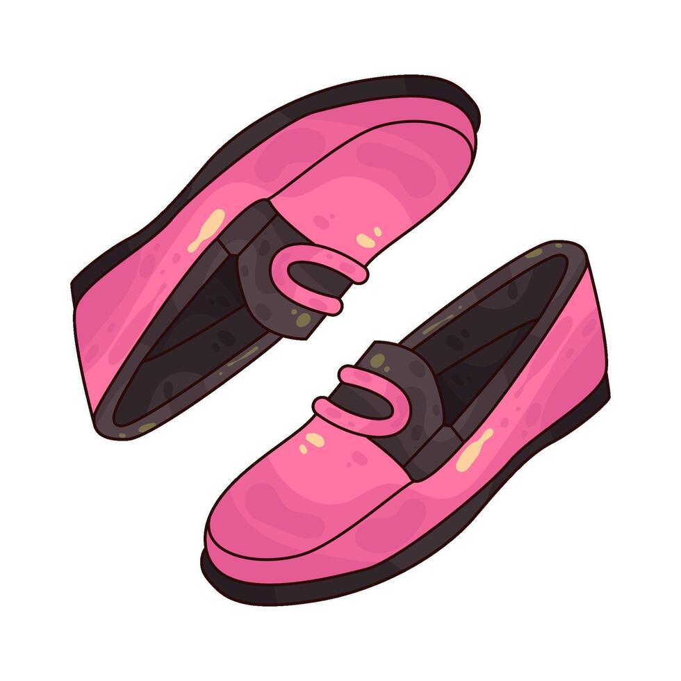 illustration of Loafers vector