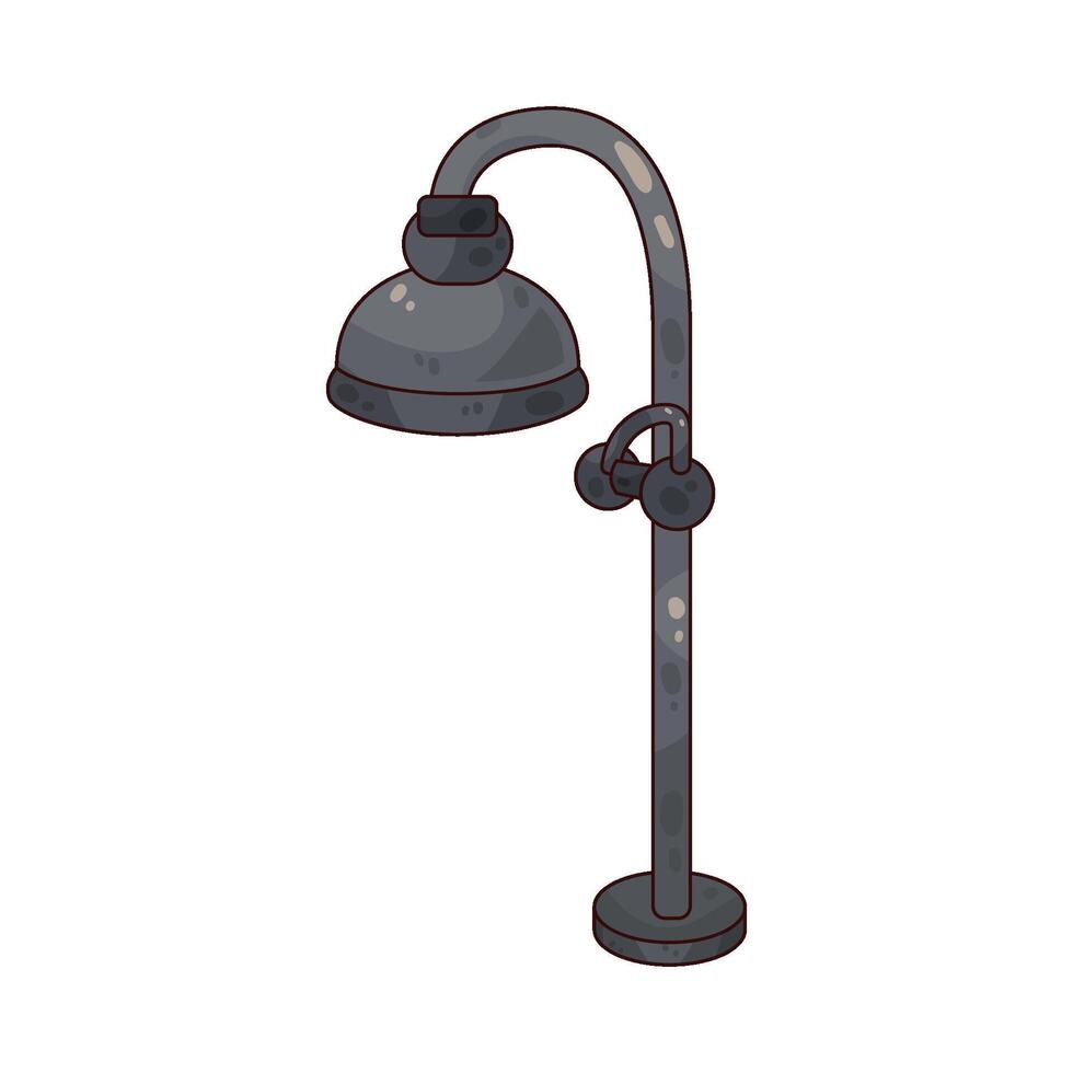 illustration of shower stand vector