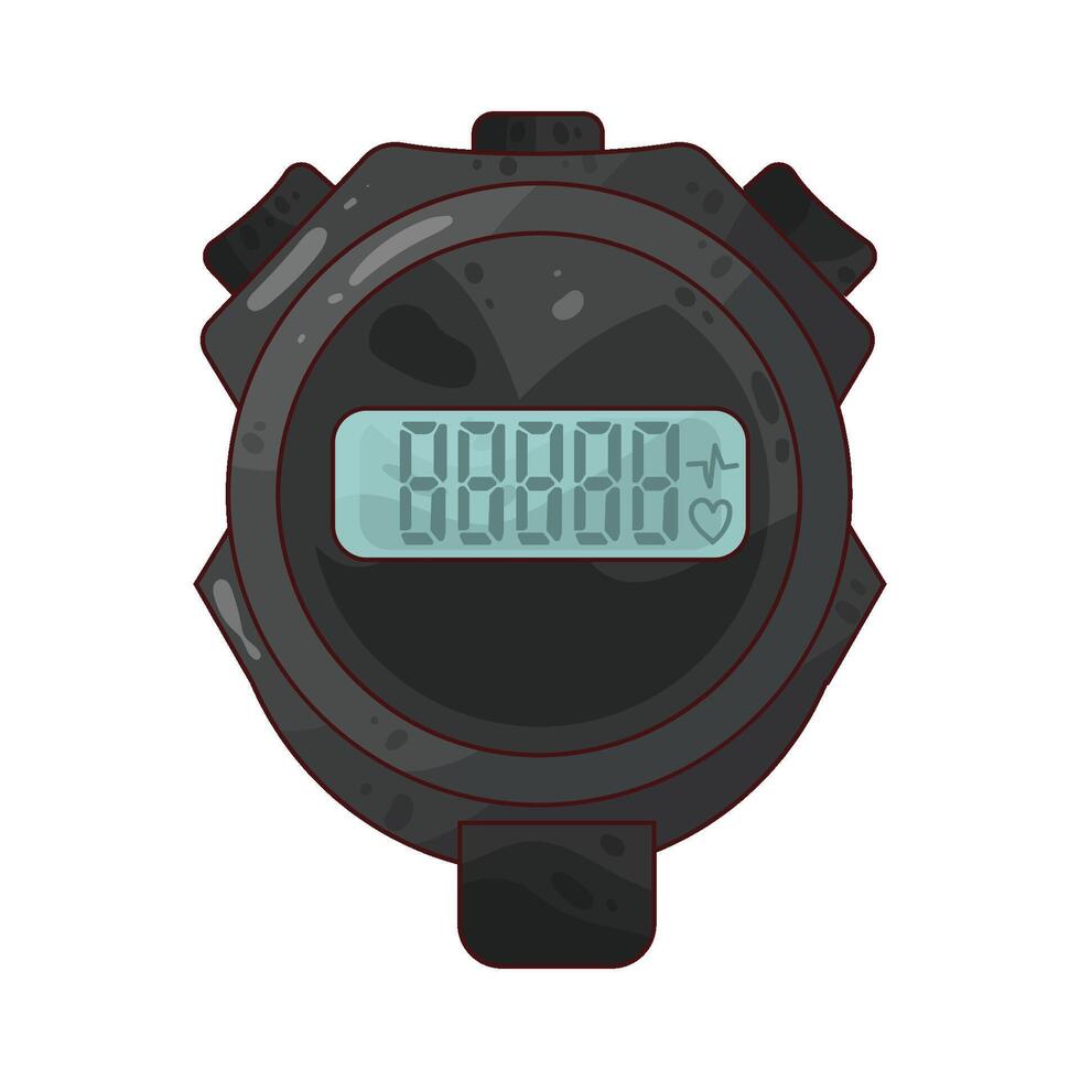 Running Timer illustration vector
