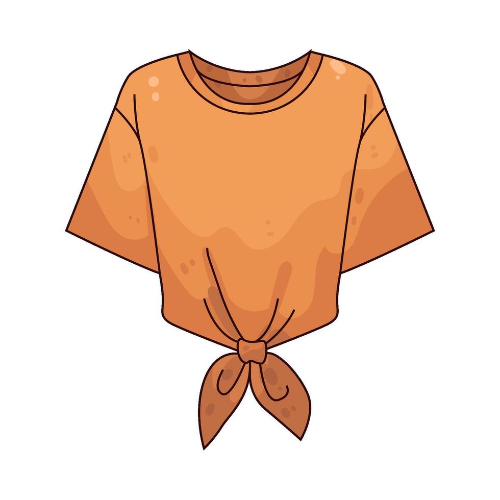 illustration of T-shirt vector