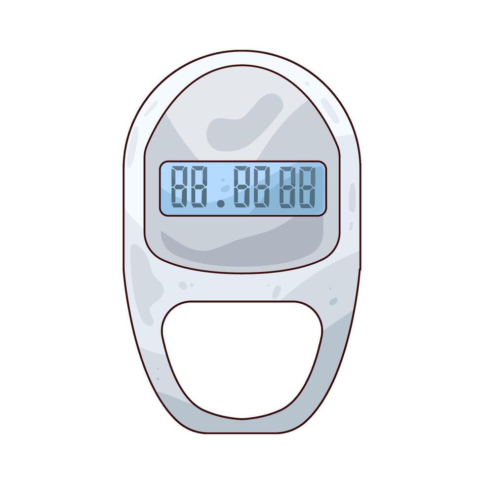 step counter illustration vector
