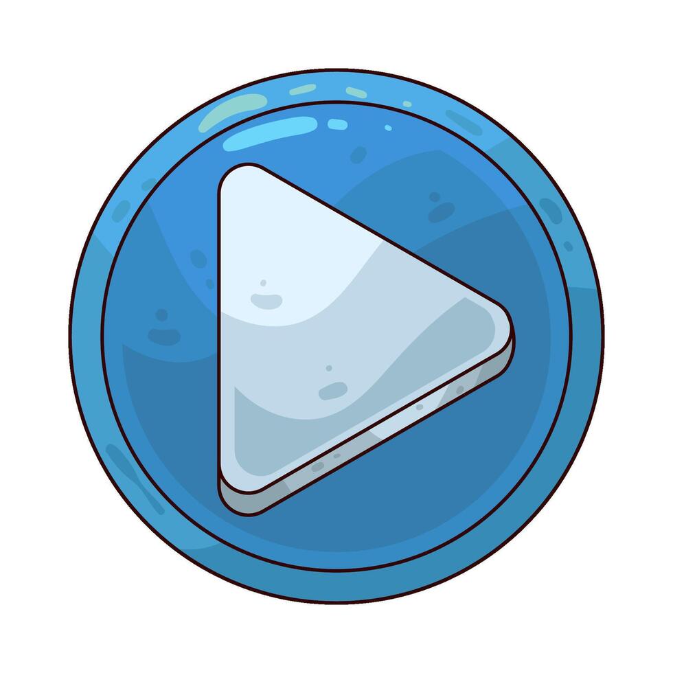 play button illustration vector