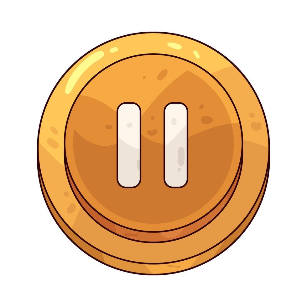 pause button illustration vector