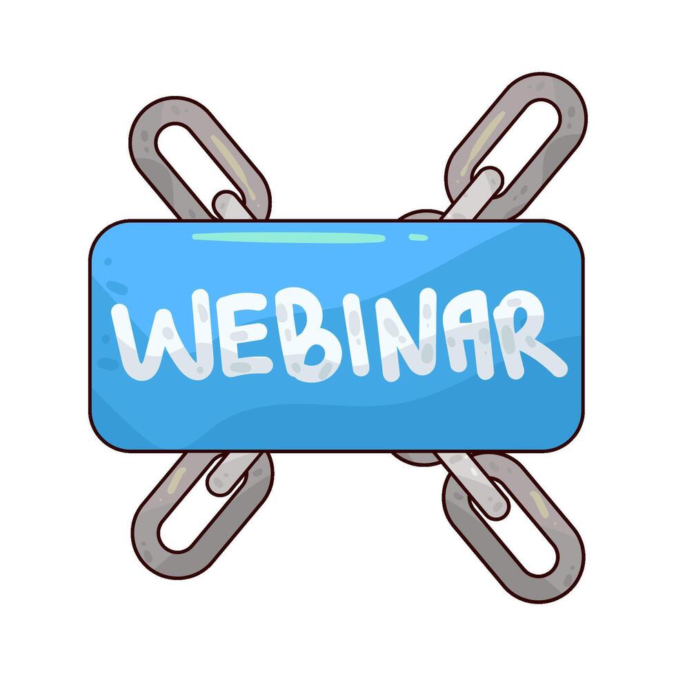 webinar access illustration vector