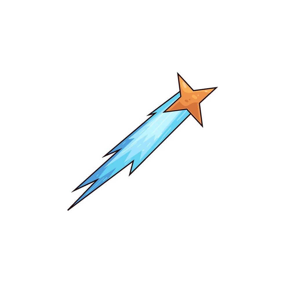 shooting stars illustration vector