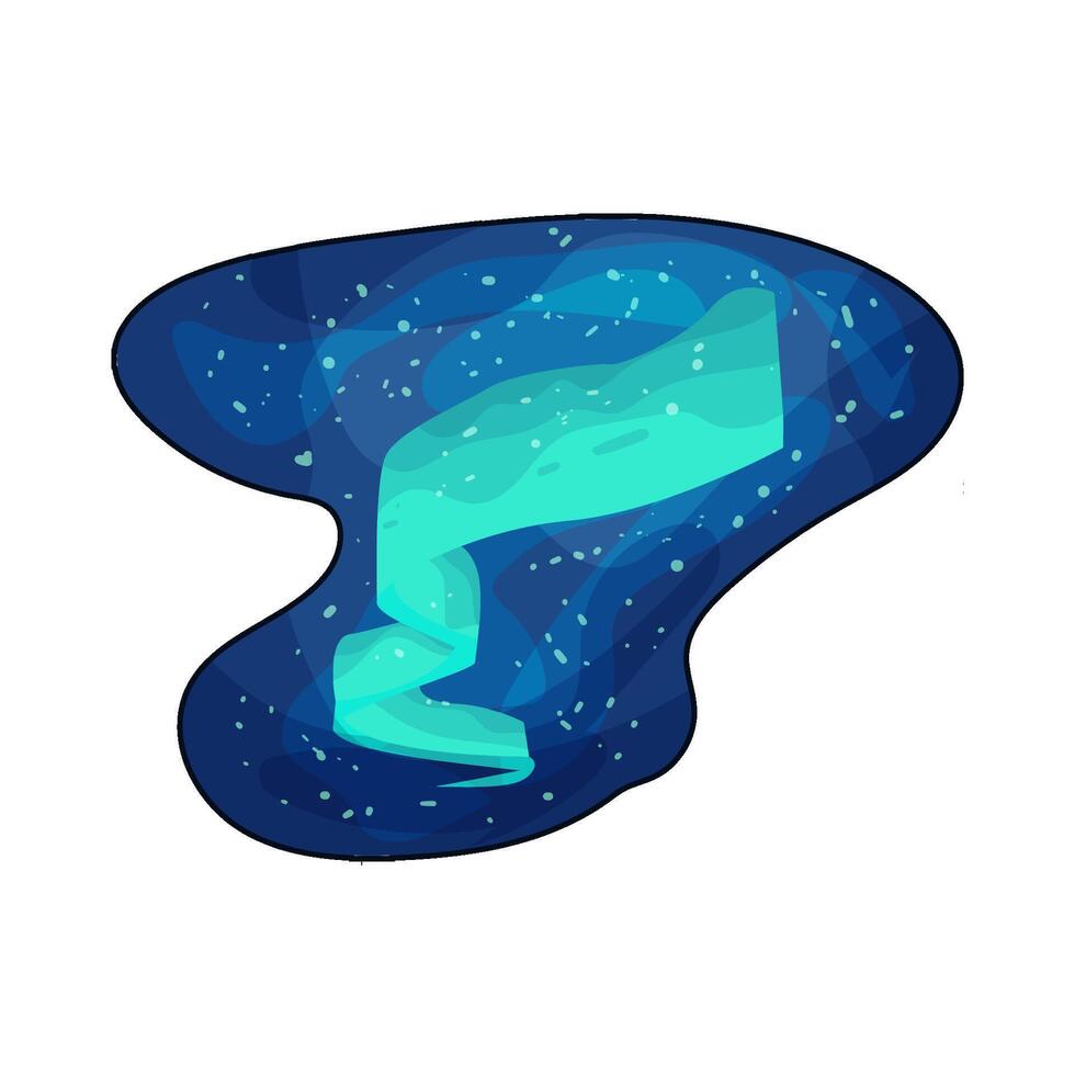 illustration of aurora vector