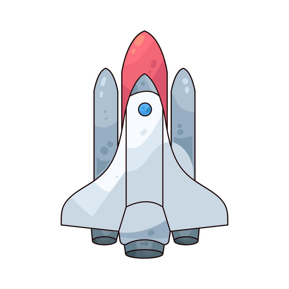space shuttle illustration vector