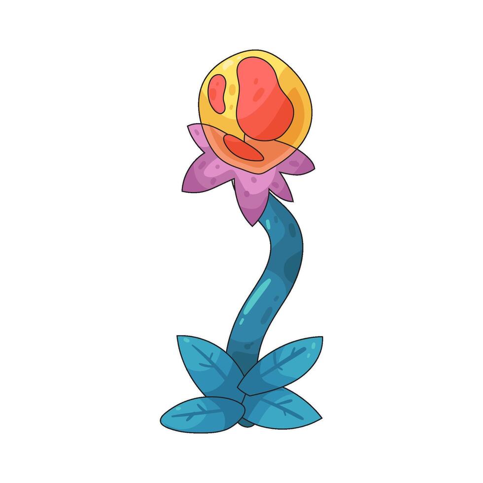 Alien Flora illustration vector