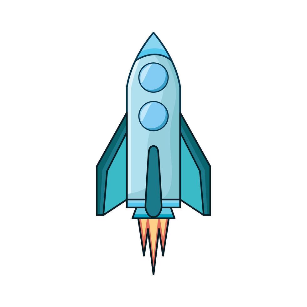 illustration of Space Rocket vector