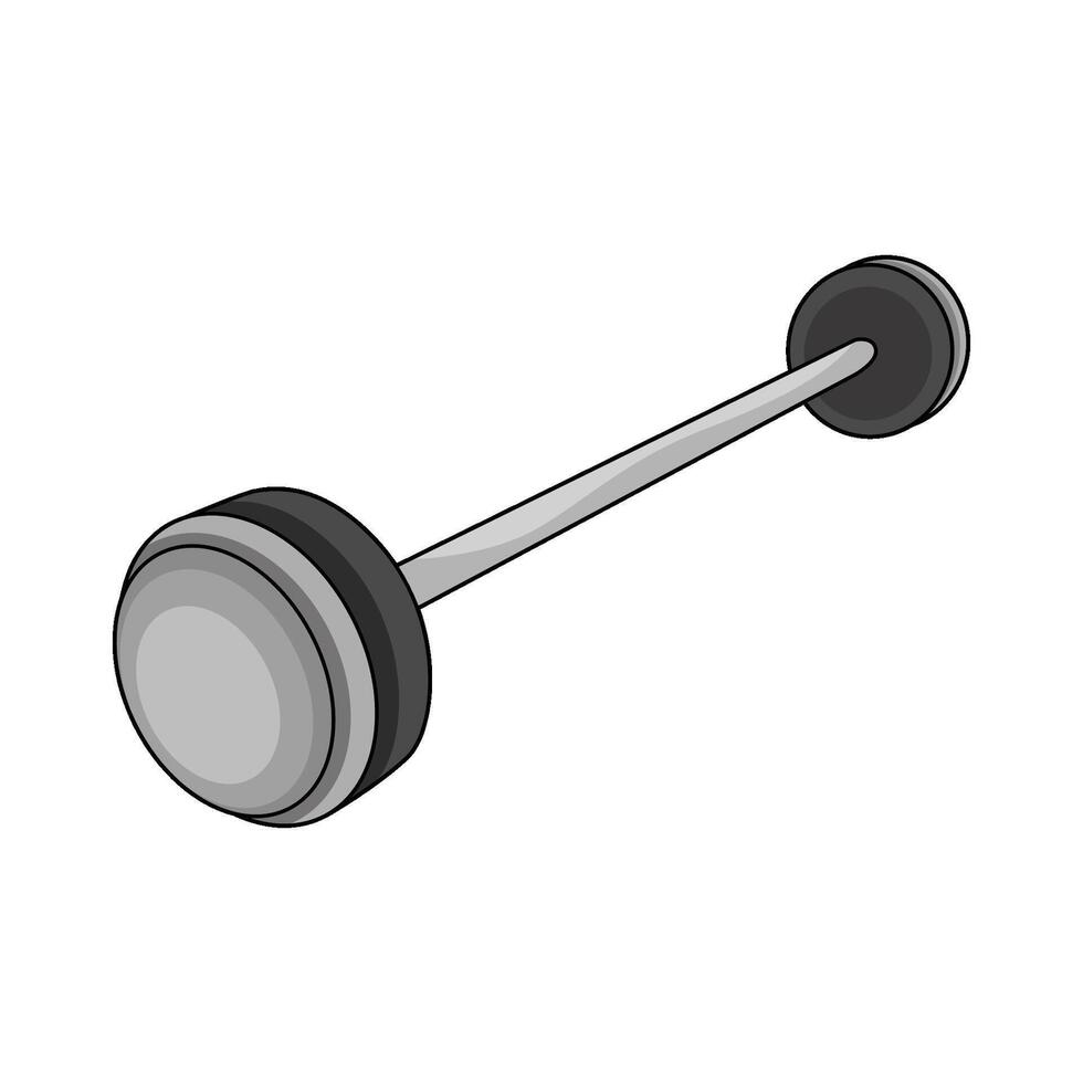 Gym Barbell illustration vector