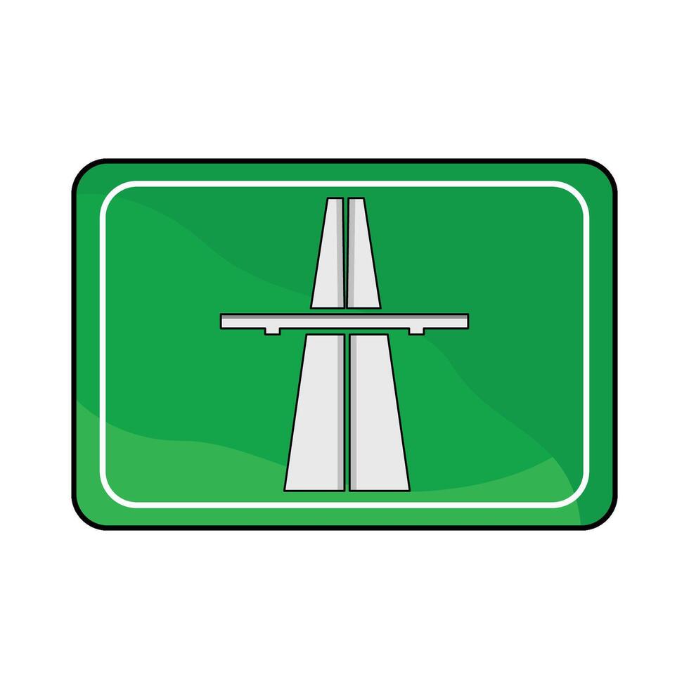 Highway Sign illustration vector