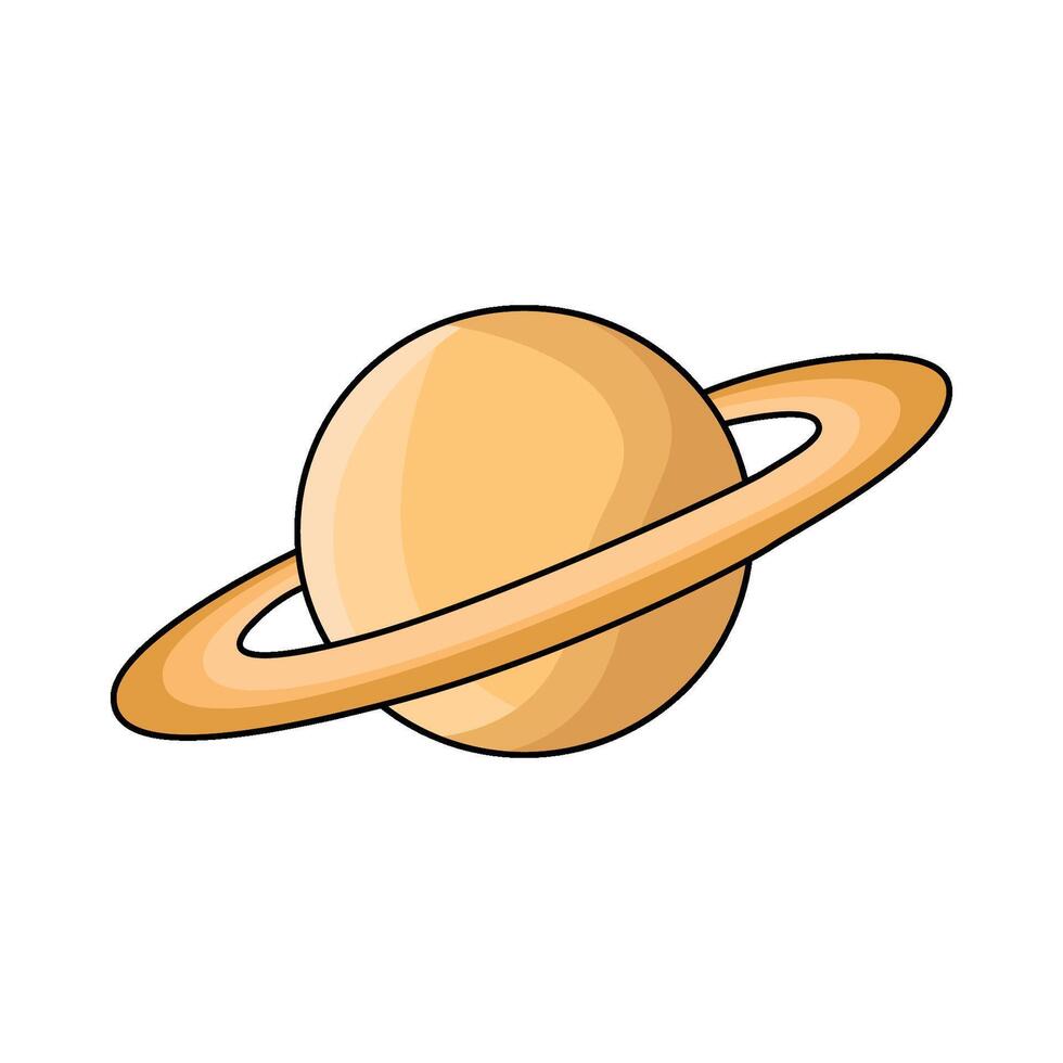 illustration of Planet Saturn vector