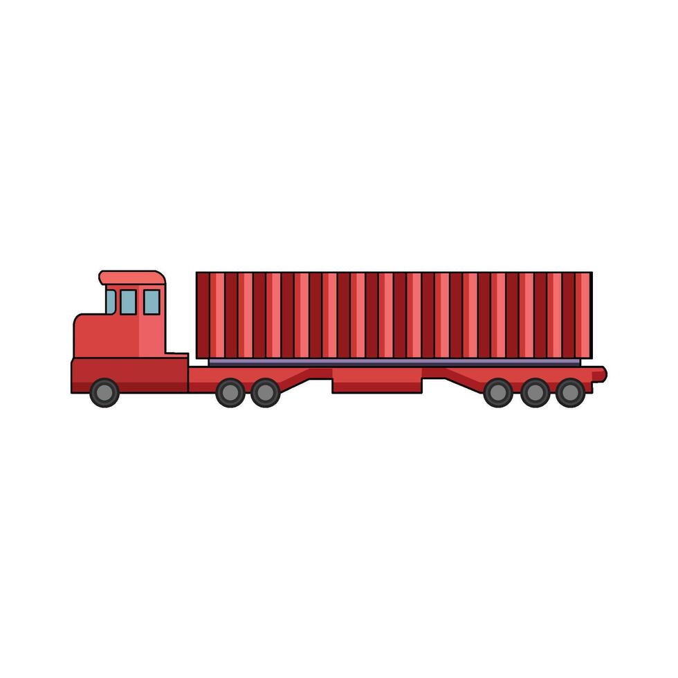 illustration of Freight Train vector