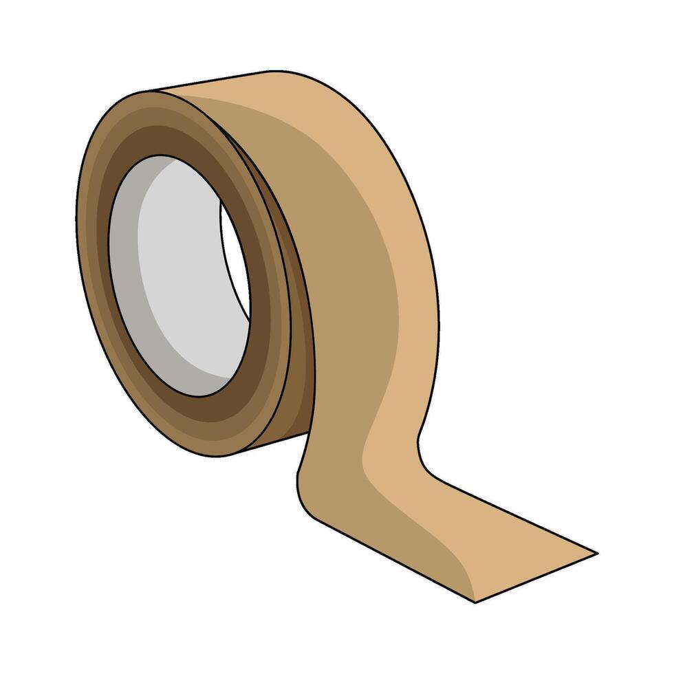 illustration of Packing Tape vector