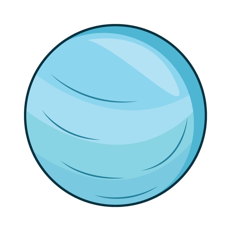 illustration of Uranus planet vector