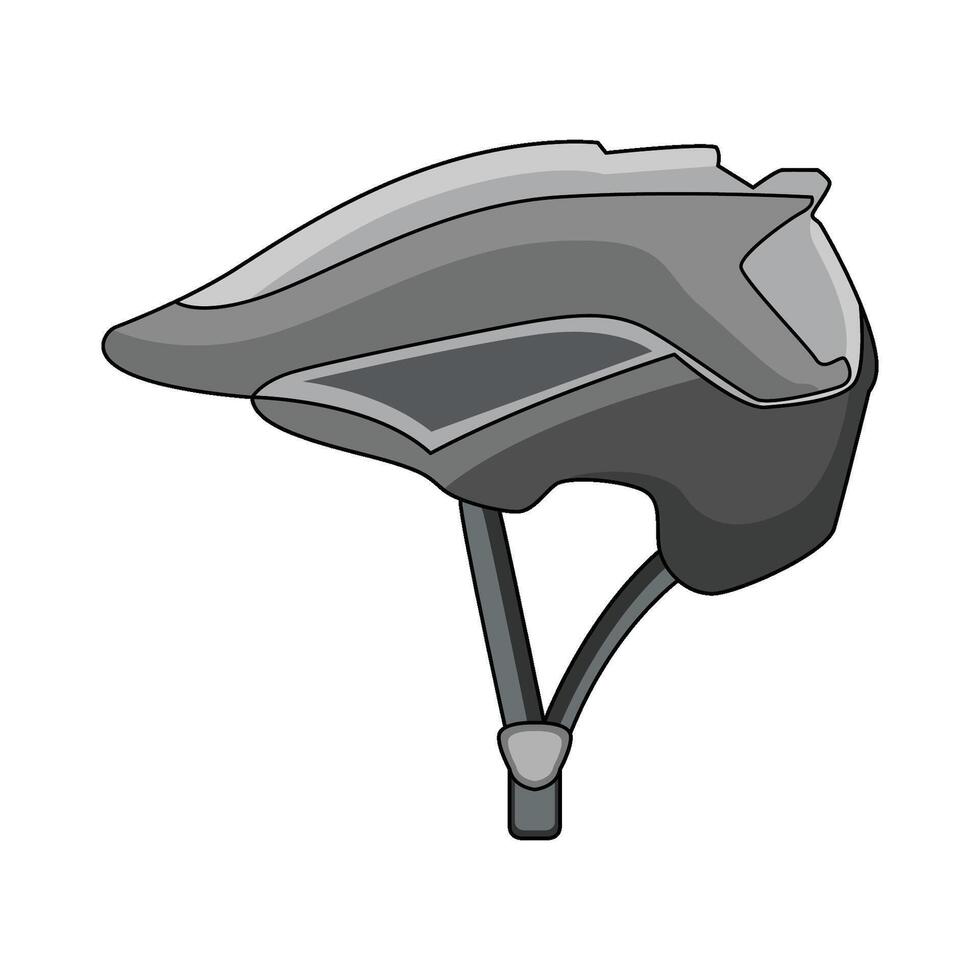 illustration of bicycle helmet vector