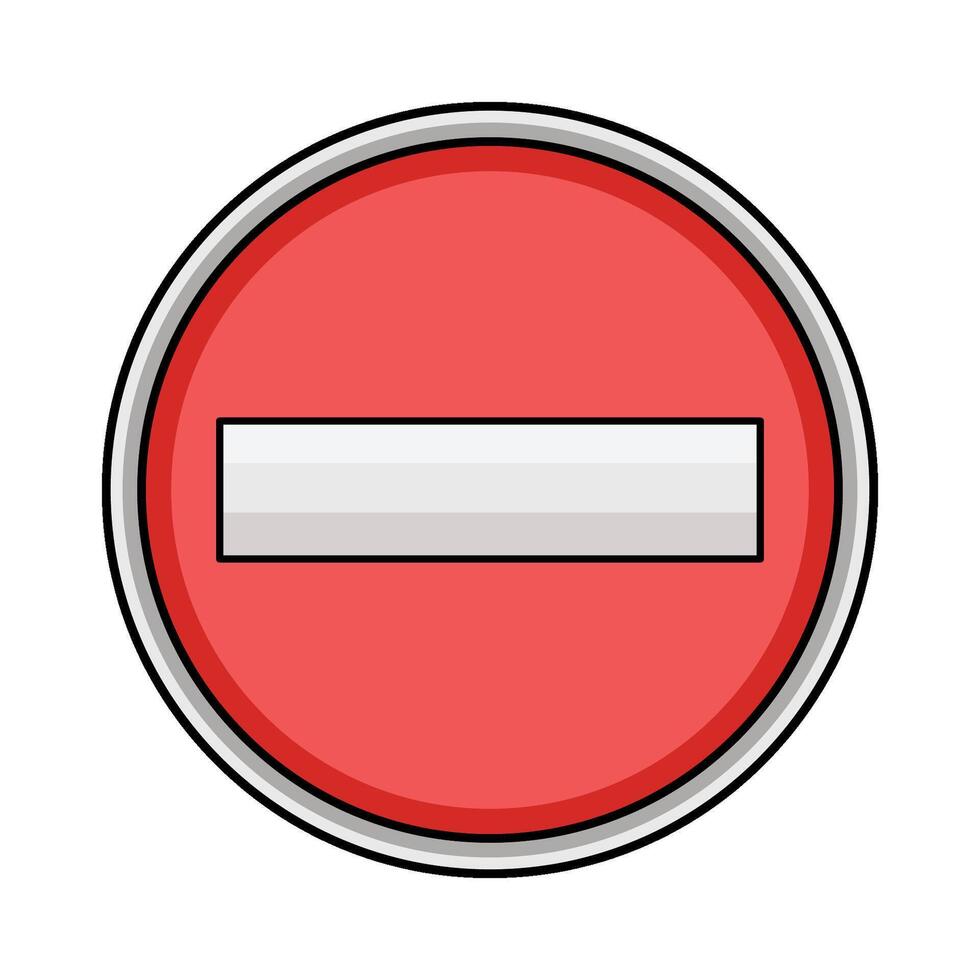 No Entry Sign vector