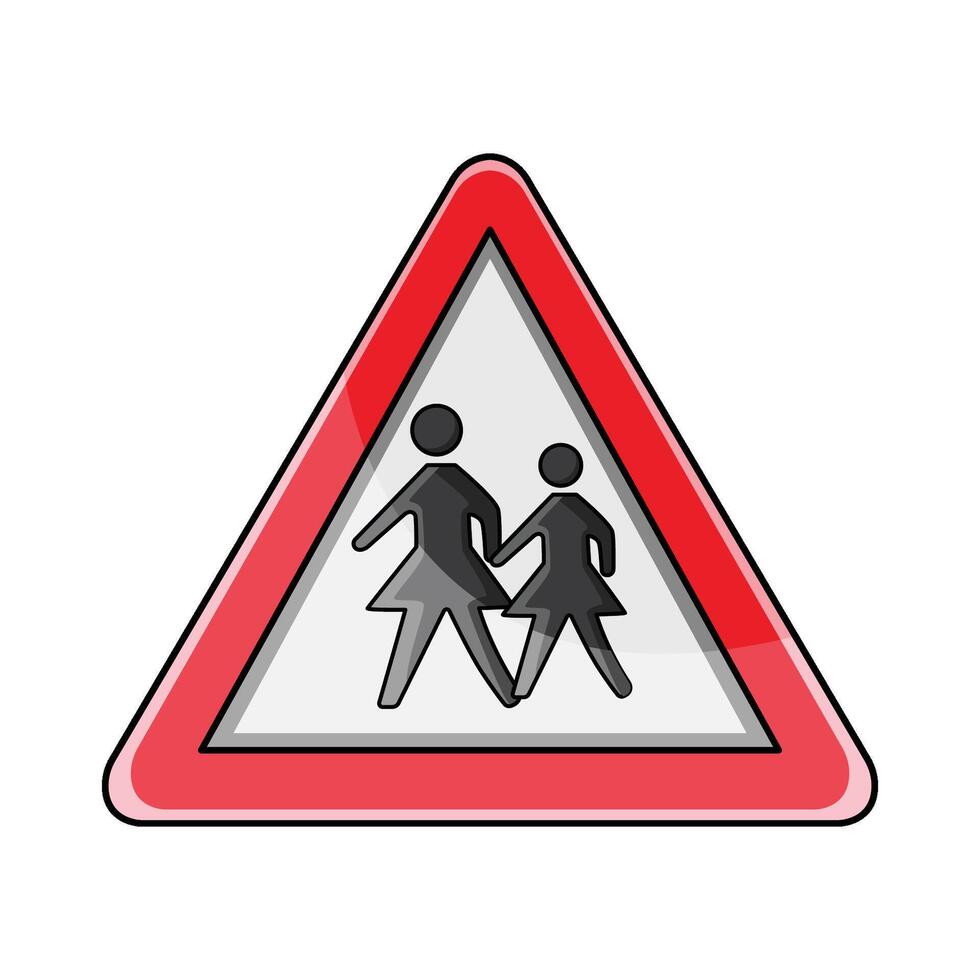 illustration of School Zone vector