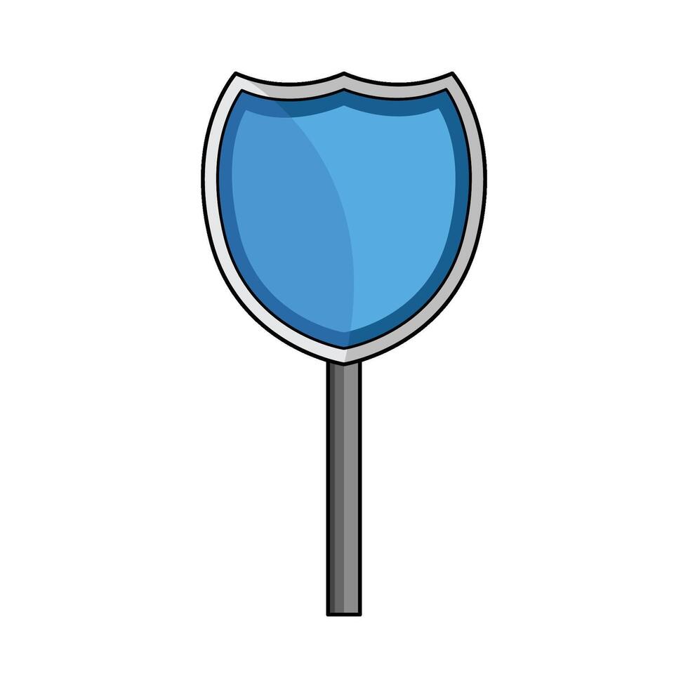 illustration of Interstate Sign vector