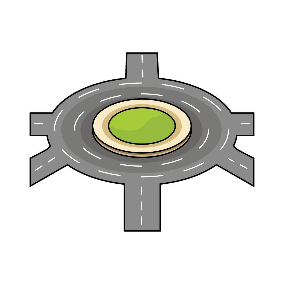 illustration of Roundabout vector