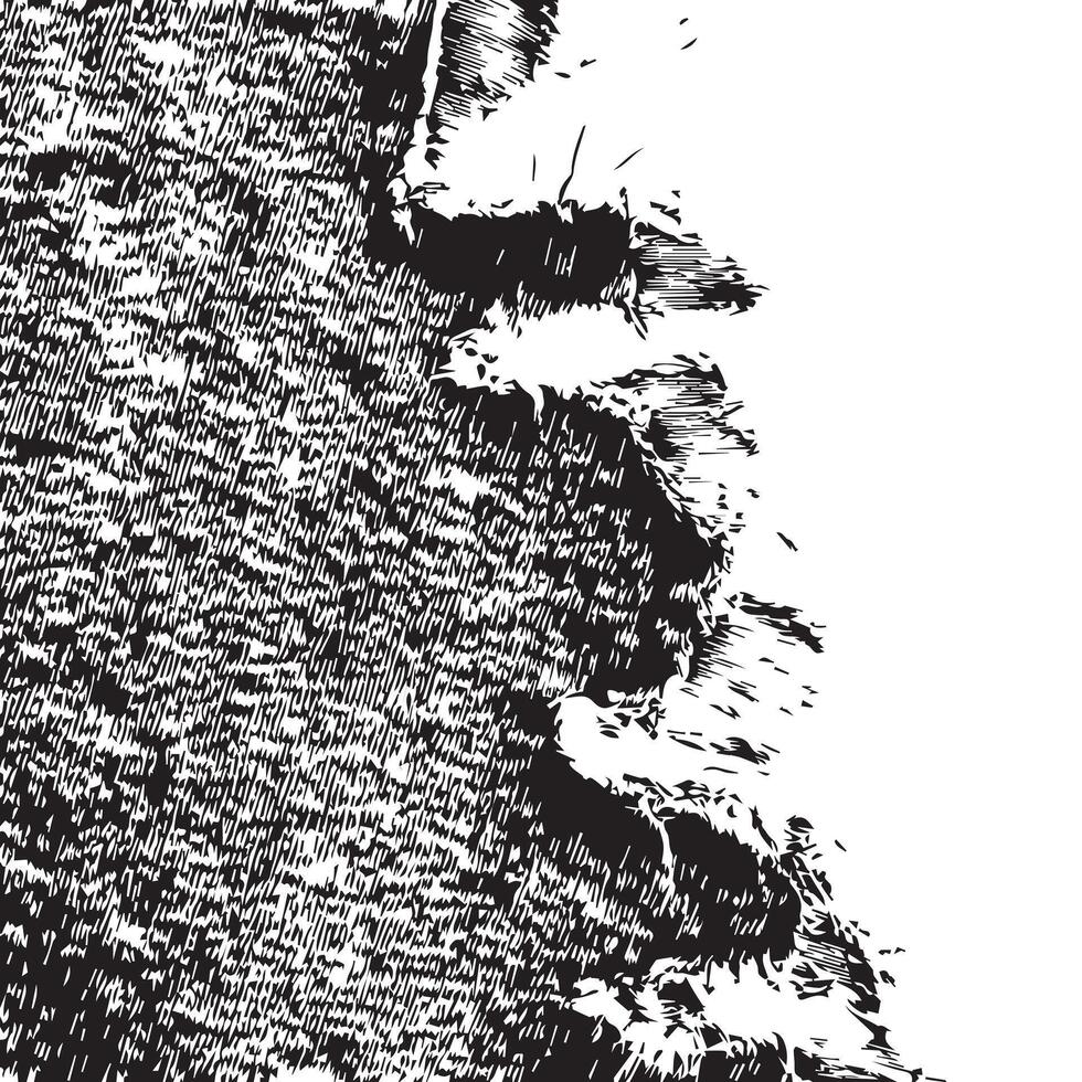 Rough brush stroke grunge texture for handmade appeal vector